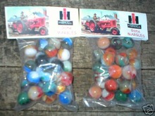 FARMALL TRACTOR BAGS OF MARBLES COLLECTORS MARBLE NR