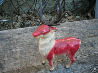 CAST IRON DEER BANK IOWA COLLECTOR'S ITEM NR