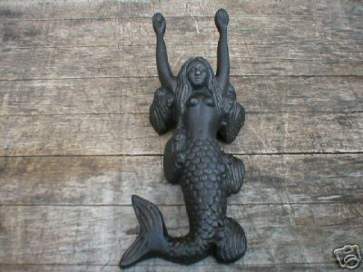 CAST IRON MERMAID BOOTJACK IOWA COLLECTORS ITEM NR