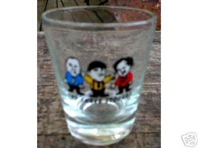 THREE STOOGES SHOTGLASS