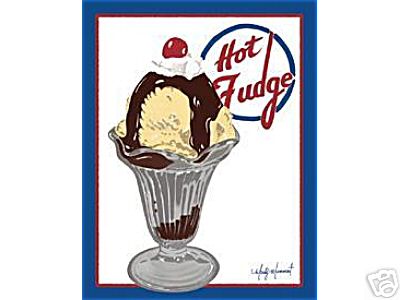 HOT FUDGE SUNDAE SIGN