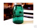 GREEN FRUIT JAR