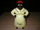 YELLOW MAMMY BLACK AMERICANA SUGAR SHAKER