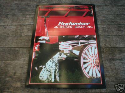 BUDWEISER ANHEUSER BUSCH SIGN 1996