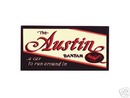 AUSTIN BANTAM LARGE HEAVY STEEL SIGN