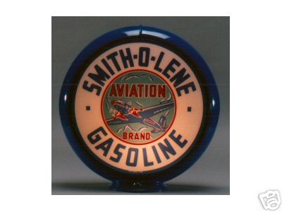 NEW SMITH-O-LENE GASOLINE GAS PUMP GLOBE 13.5