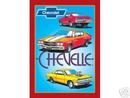 CHEVELLE RETRO TIN METAL SIGN