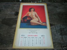 1962 CALENDAR LARRY'S CAR SHOP