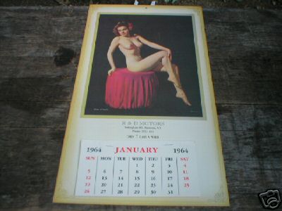 1964 CALENDAR - R and D MOTORS