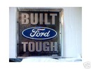 BUILT FORD TOUGH LOGO METAL RETRO ADV SIGNS