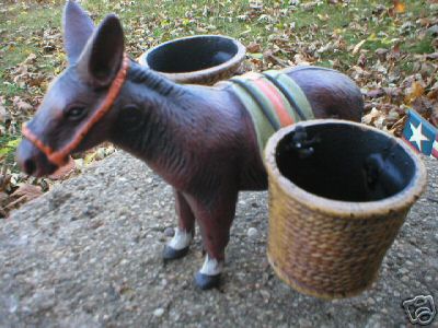 DONKEY MULE MATCH HOLDER CAST IRON