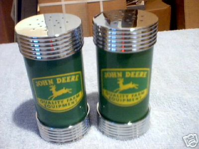 JOHN DEERE SALT & PEPPER SHAKERS