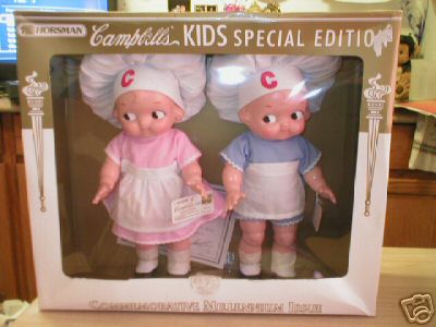 CAMPBELL KIDS DOLLS HORSMAN UNIQUE CHRISTMAS GIFT MIB