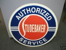 STUDEBAKER AUTHORIZED SERVICE SIGN METAL ADV SIGNS