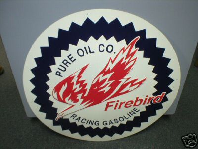 PURE OIL COMPANY - FIREBIRD RACING GASOLINE