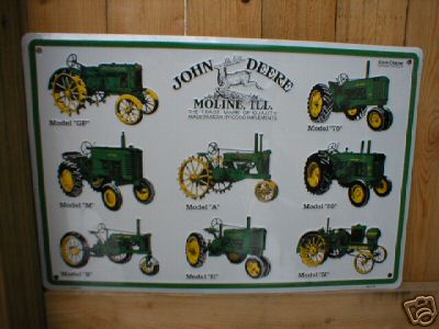 JOHN DEERE 8 TRACTORS SIGN