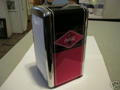 COCA-COLA NAPKIN HOLDER COKE COLLECTIBLE