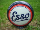 NEW ESSO GAS PUMP GLOBE OIL GASOLINE STATION COLLECTOR