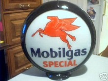 MOBILGAS SPECIAL GAS PUMP GLOBE OIL GASOLINE STATION