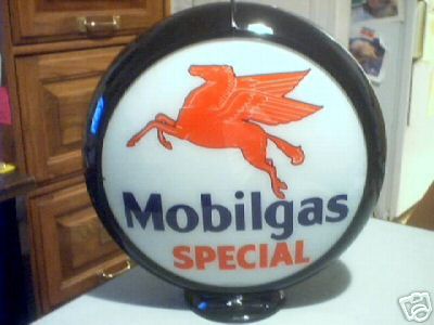 MOBILGAS SPECIAL GAS PUMP GLOBE OIL GASOLINE STATION