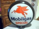 MOBILGAS SPECIAL GAS PUMP GLOBE OIL GASOLINE STATION