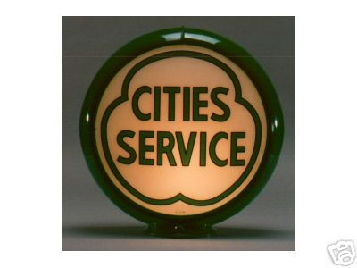 NEW CITIES SERVICE GASOLINE GAS PUMP GLOBE
