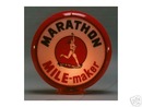 MARATHON GASOLINE GAS PUMP GLOBE SIGN 13.5