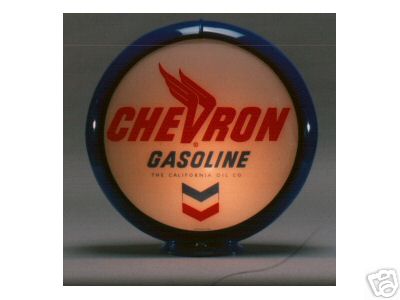 NEW CHEVRON GASOLINE GAS PUMP GLOBE