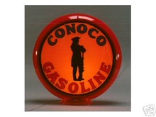 NEW CONOCO GASOLINE GAS PUMP GLOBE 13.5