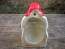 PORCELAIN WHITE MAMMY STRING HOLDER OCCUPIED JAPAN