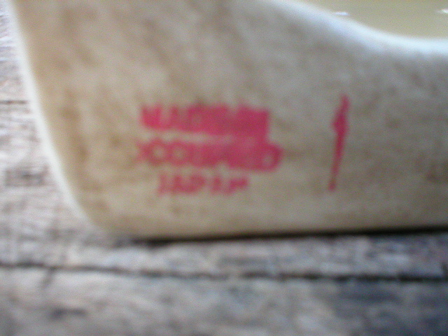 PORCELAIN WHITE MAMMY STRING HOLDER OCCUPIED JAPAN