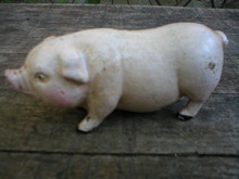 CAST IRON PINK PIG BANK COLLECTIBLE PIGS