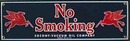 SOCONY VACUUM NO SMOKING PORCELAIN SIGN METAL SIGNS