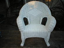 CHILD'S WICKER ROCKER