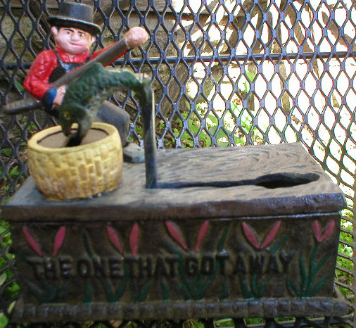 Fisherman Mechanical Bank