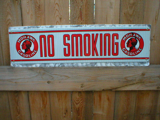 Mohawk No Smoking Sign