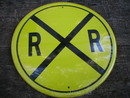 RAILROAD TIN METAL SIGN