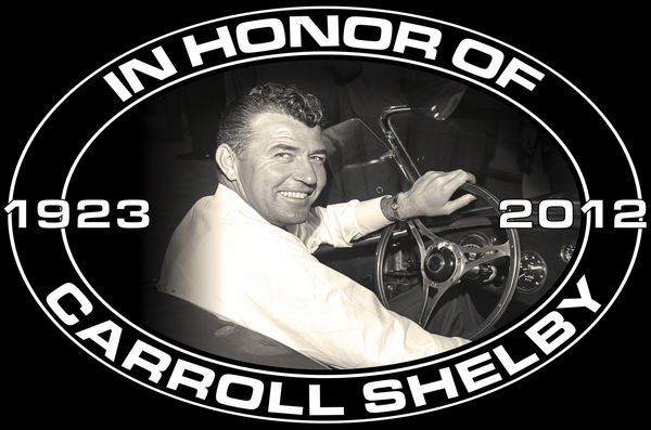 CARROLL SHELBY MEMORIAL HEAVY SIGN