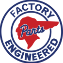 PONTIAC FACTORY ENGINEERED HEAVY ROUND SIGN 12