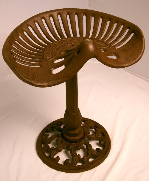 WALTER A. WOOD CAST IRON TRACTOR SEAT STAND