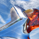 CLASSIC PONTIAC HOOD ORNAMENT HEAVY METAL SIGN
