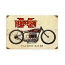 HENDERSON X FACTORY RACER VINTAGE MOTORCYCLE METAL SIGN SHOP HOME DECOR