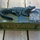 KING OF THE SWAMP MECHANICAL BANK NOSTALGIC CAST IRON