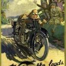 VELOCETTE MOTORCYCLE HEAVY METAL SIGN