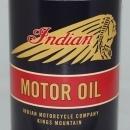 INDIAN MOTORCYCLE BLACK METAL OIL CAN 32 FL. OZ.