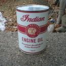 INDIAN MOTORCYCLE ENGINE OIL NEW CAN EMPTY