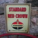 STANDARD RED CROWN RETRO METAL SIGN
