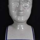 PHRENOLOGY HEAD LARGE PORCELAIN