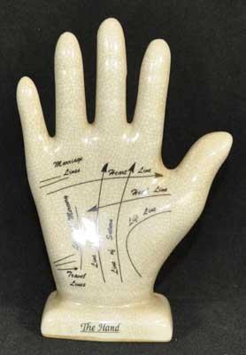 PORCELAIN SMALL HAND STRAIGHT FINGERS