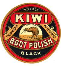 KIWI SHOE POLISH METAL SIGN 12